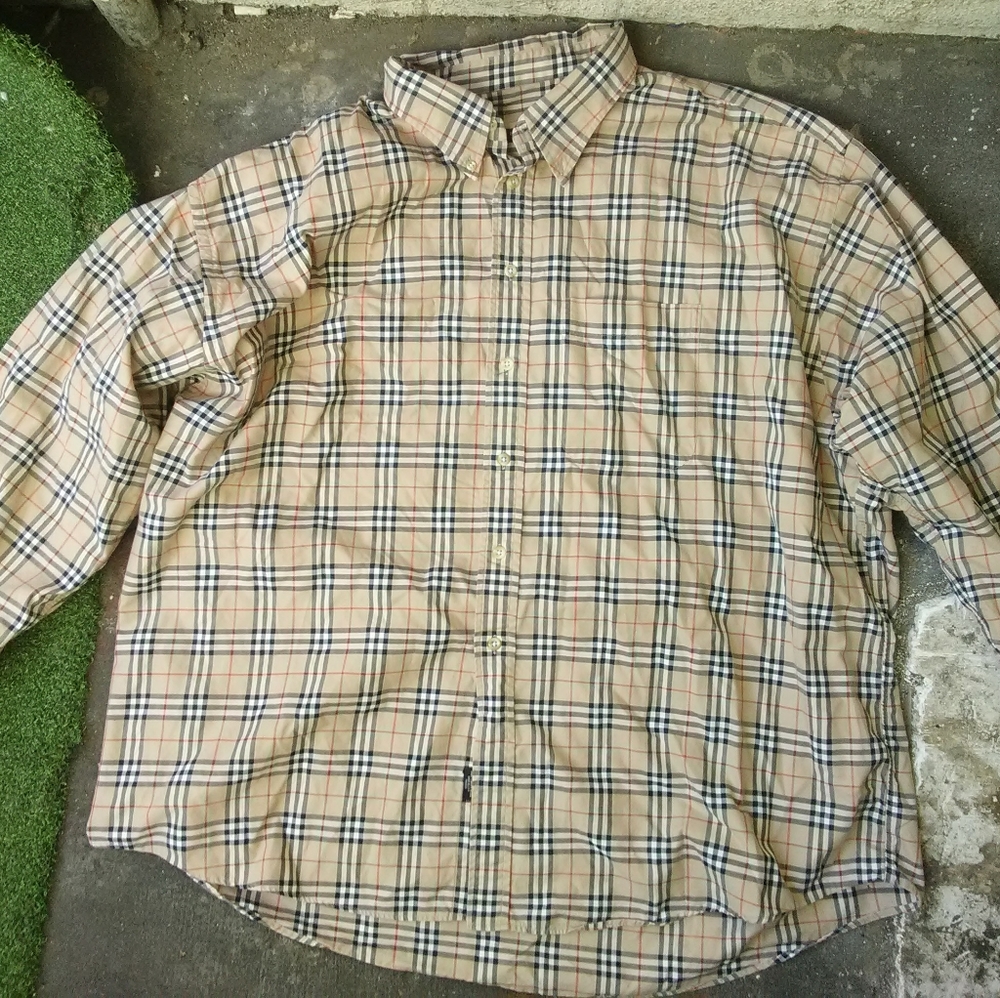 Men's Burberry long sleeve shirt 3x – brand new au